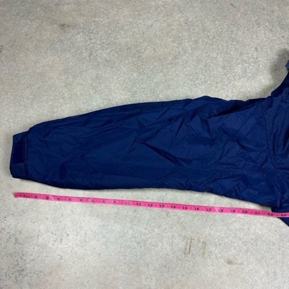 Columbia Men's Fleece Lined Coat M Navy Zipper - Picture 12 of 12